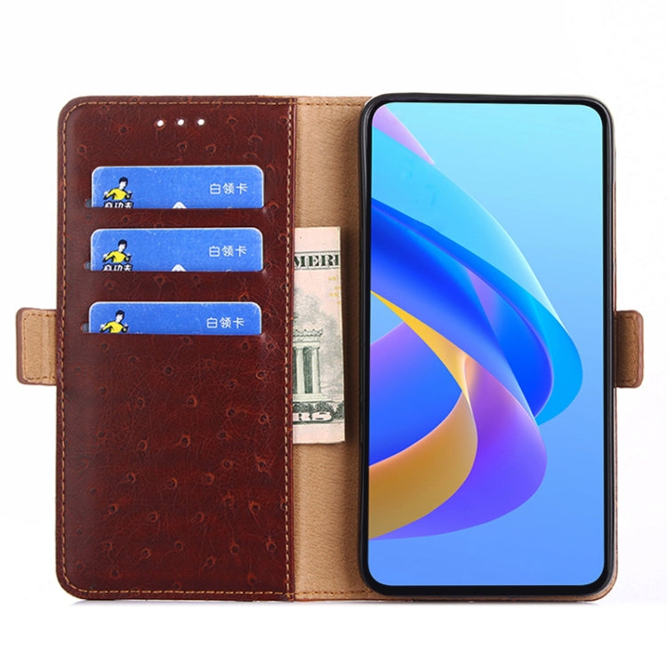 For vivo S15e / T1 Snapdragon 778G Ostrich Texture Horizontal Flip Leather Case