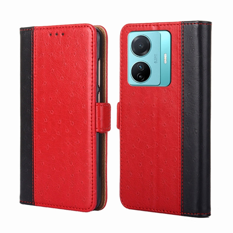 For vivo S15e / T1 Snapdragon 778G Ostrich Texture Horizontal Flip Leather Case