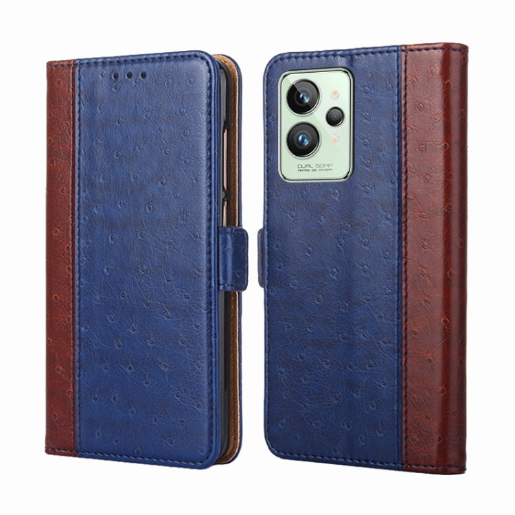 For OPPO Realme GT2 Pro Ostrich Texture Flip Leather Case