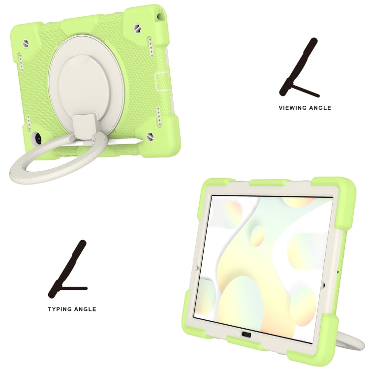 For Samsung Galaxy Tab A8 10.5 2021 Silicone + PC Full Body Protection Tablet Case With Holder & Strap