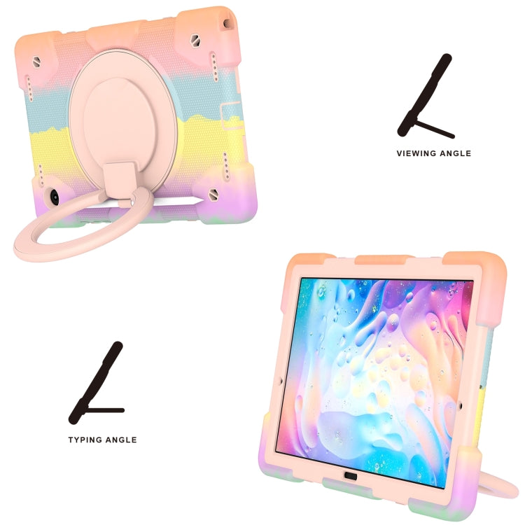 For Samsung Galaxy Tab A8 10.5 2021 Silicone + PC Full Body Protection Tablet Case With Holder & Strap