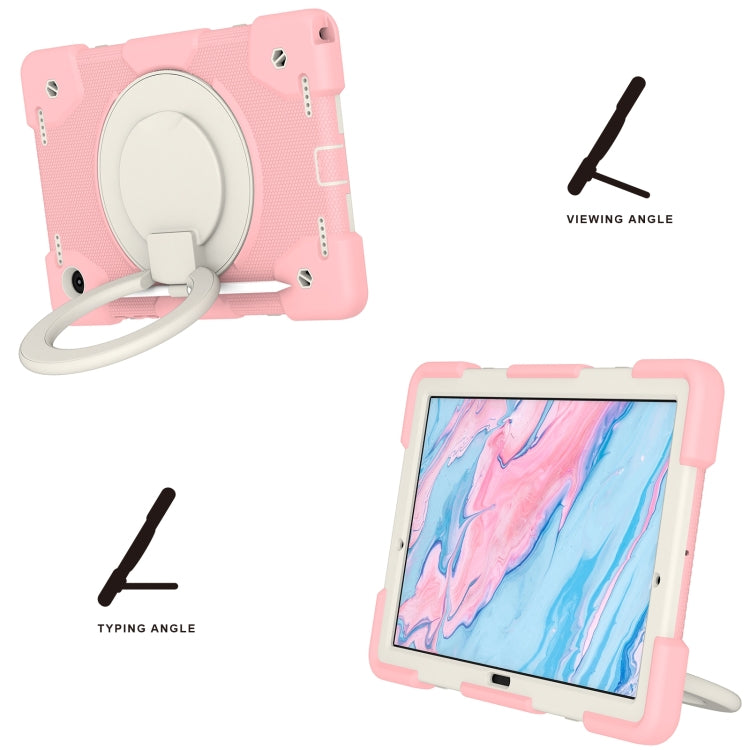 For Samsung Galaxy Tab A8 10.5 2021 Silicone + PC Full Body Protection Tablet Case With Holder & Strap