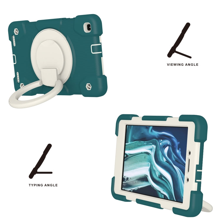 For Samsung Galaxy Tab A 8.0 2019 Silicone + PC Full Body Protection Tablet Case With Holder & Strap