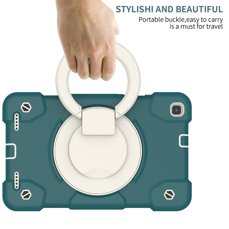 For Samsung Galaxy Tab A 8.0 2019 Silicone + PC Full Body Protection Tablet Case With Holder & Strap
