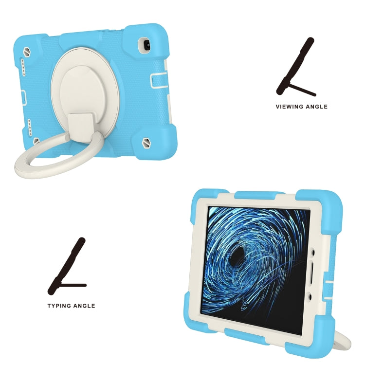 For Samsung Galaxy Tab A 8.0 2019 Silicone + PC Full Body Protection Tablet Case With Holder & Strap
