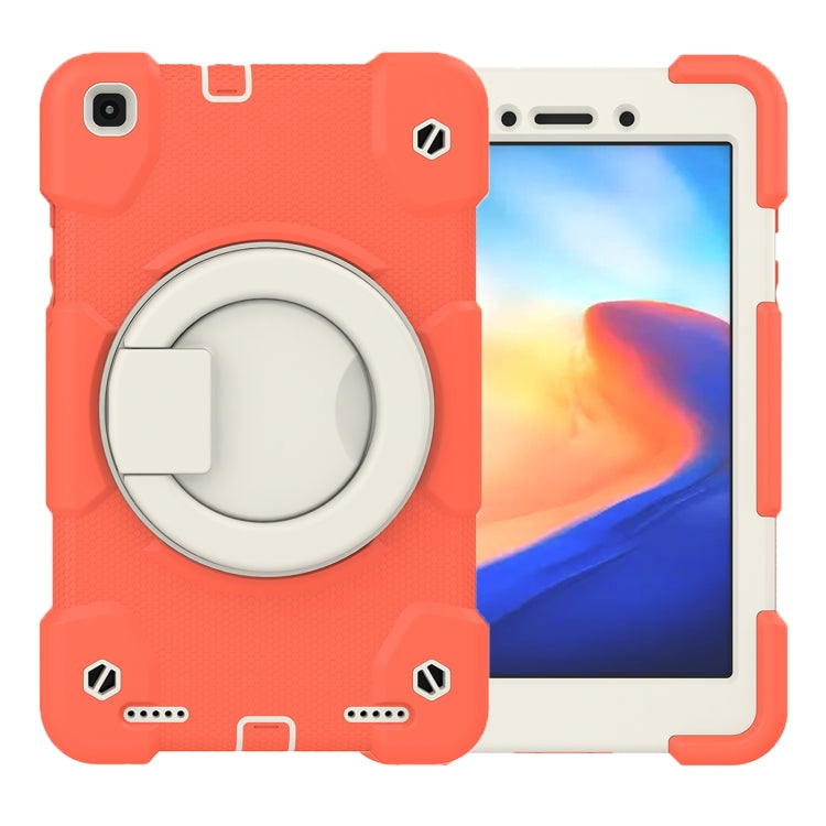 For Samsung Galaxy Tab A 8.0 2019 Silicone + PC Full Body Protection Tablet Case With Holder & Strap