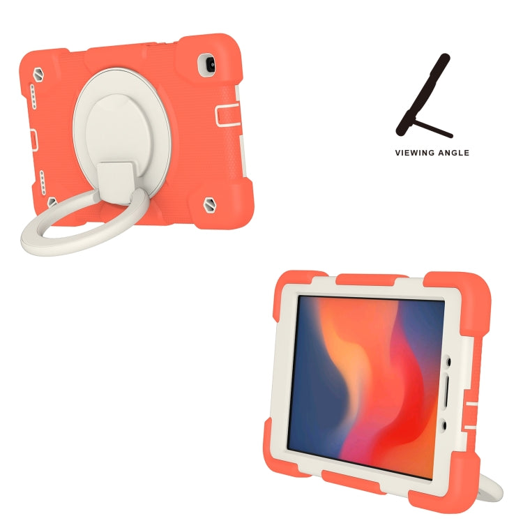 For Samsung Galaxy Tab A 8.0 2019 Silicone + PC Full Body Protection Tablet Case With Holder & Strap