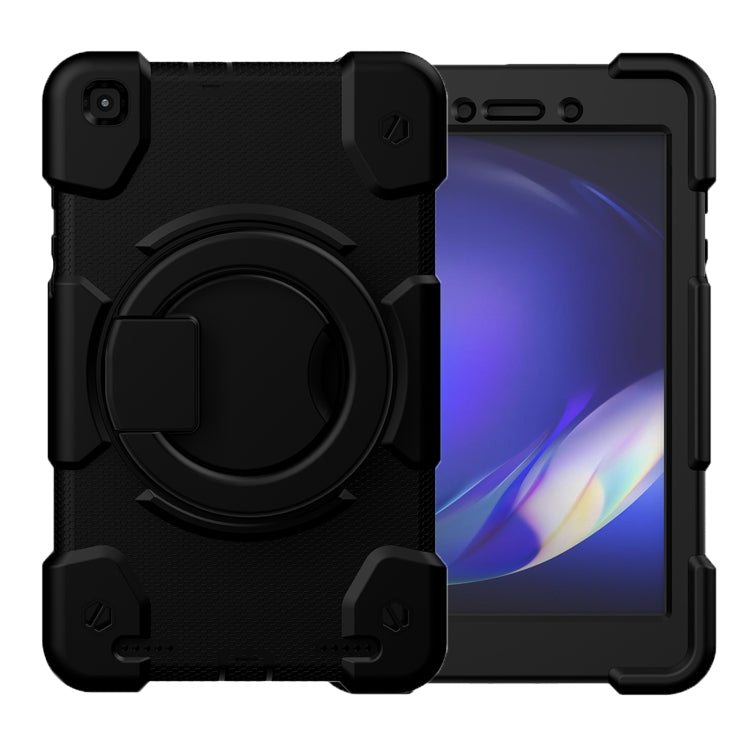 For Samsung Galaxy Tab A 8.0 2019 Silicone + PC Full Body Protection Tablet Case With Holder & Strap