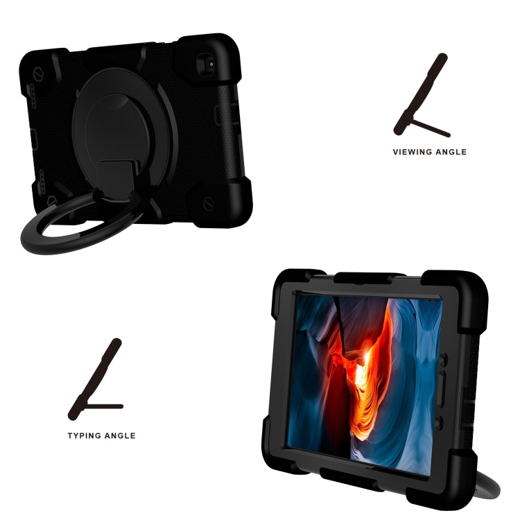 For Samsung Galaxy Tab A 8.0 2019 Silicone + PC Full Body Protection Tablet Case With Holder & Strap