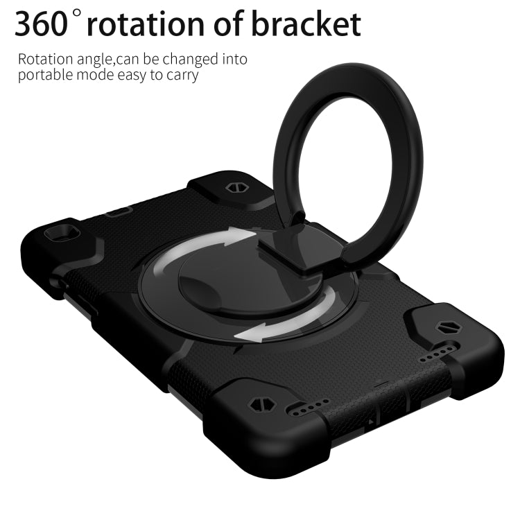 For Samsung Galaxy Tab A 8.0 2019 Silicone + PC Full Body Protection Tablet Case With Holder & Strap