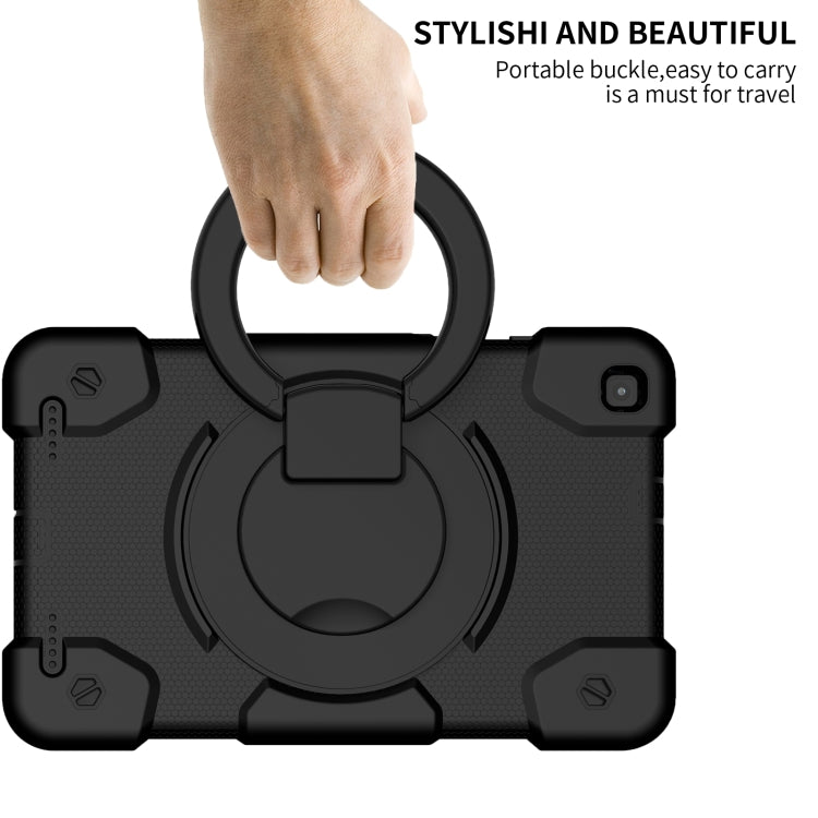 For Samsung Galaxy Tab A 8.0 2019 Silicone + PC Full Body Protection Tablet Case With Holder & Strap