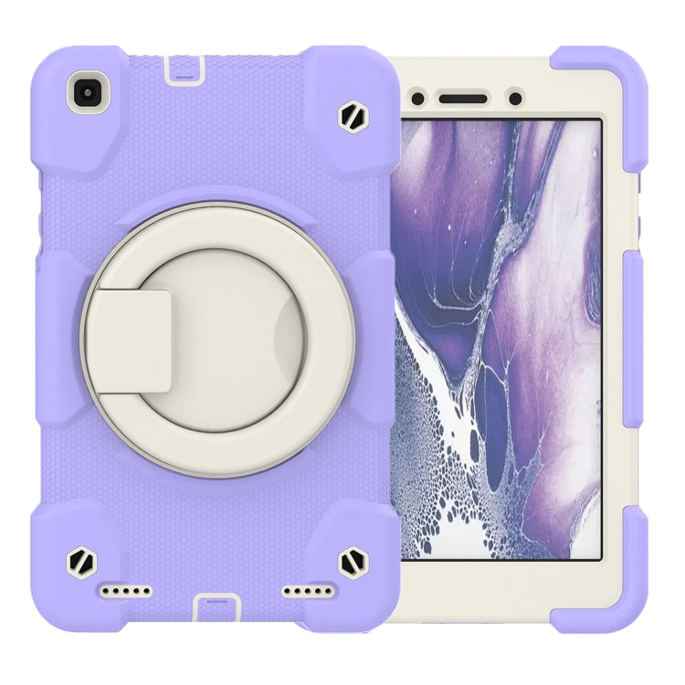 For Samsung Galaxy Tab A 8.0 2019 Silicone + PC Full Body Protection Tablet Case With Holder & Strap