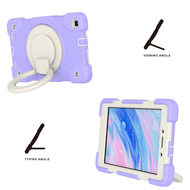 For Samsung Galaxy Tab A 8.0 2019 Silicone + PC Full Body Protection Tablet Case With Holder & Strap