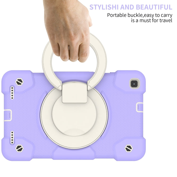 For Samsung Galaxy Tab A 8.0 2019 Silicone + PC Full Body Protection Tablet Case With Holder & Strap