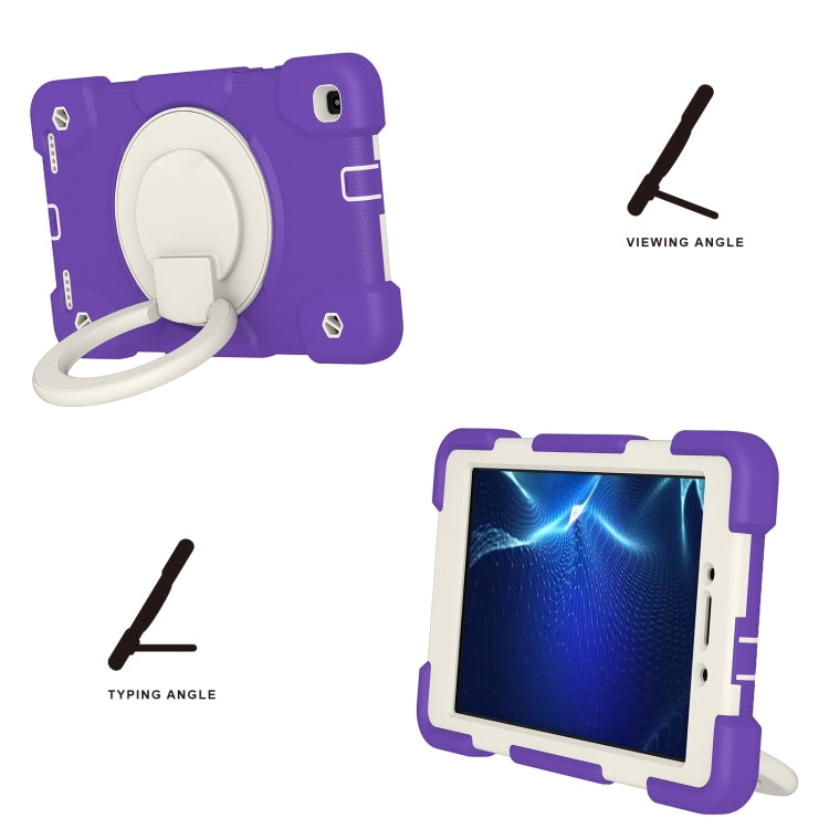 For Samsung Galaxy Tab A 8.0 2019 Silicone + PC Full Body Protection Tablet Case With Holder & Strap