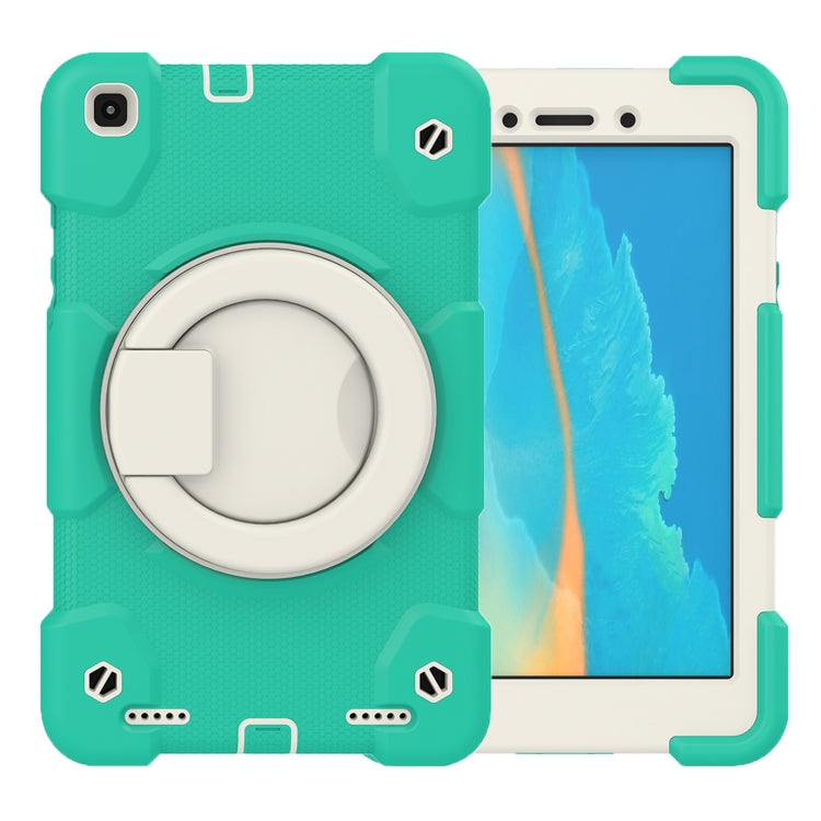 For Samsung Galaxy Tab A 8.0 2019 Silicone + PC Full Body Protection Tablet Case With Holder & Strap