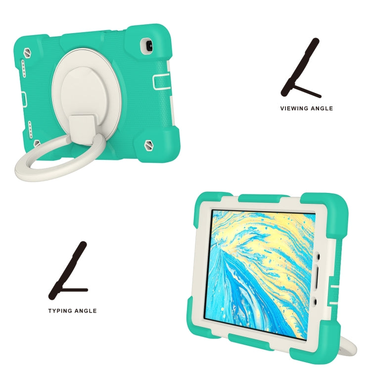 For Samsung Galaxy Tab A 8.0 2019 Silicone + PC Full Body Protection Tablet Case With Holder & Strap