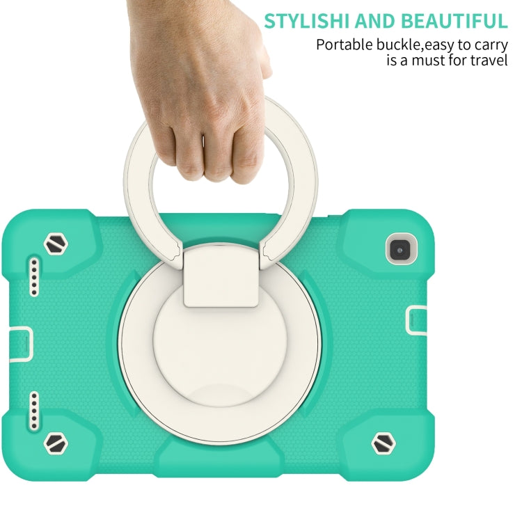 For Samsung Galaxy Tab A 8.0 2019 Silicone + PC Full Body Protection Tablet Case With Holder & Strap