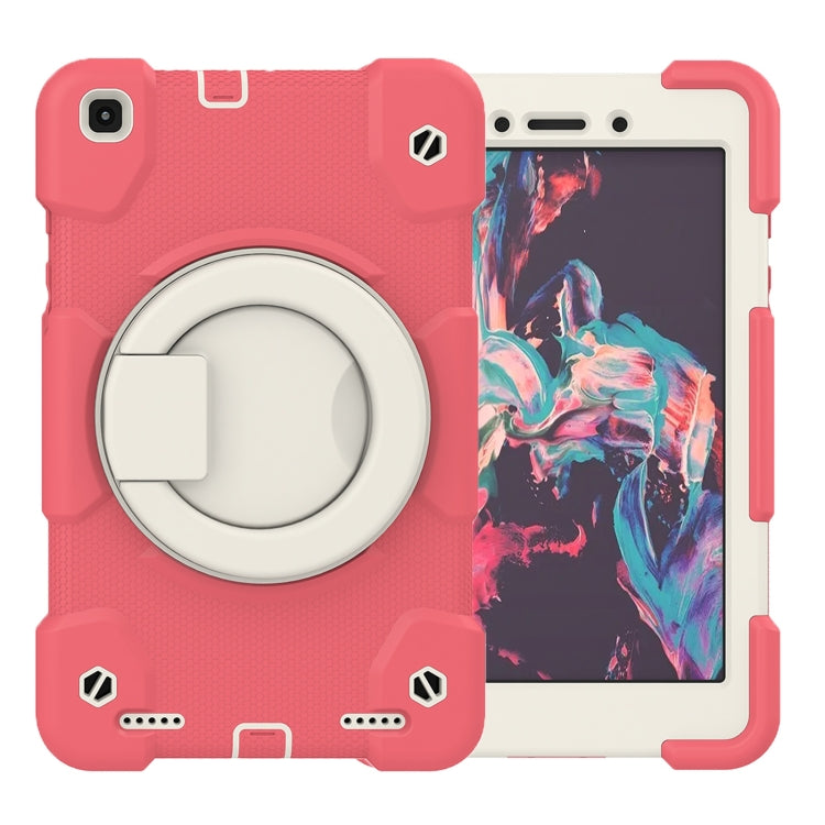 For Samsung Galaxy Tab A 8.0 2019 Silicone + PC Full Body Protection Tablet Case With Holder & Strap