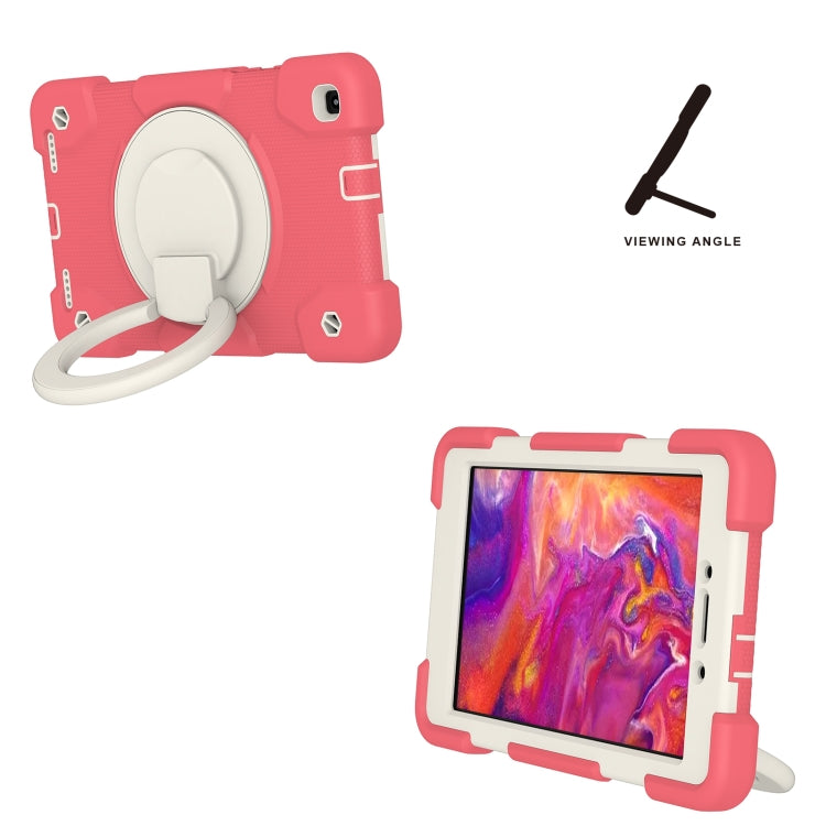 For Samsung Galaxy Tab A 8.0 2019 Silicone + PC Full Body Protection Tablet Case With Holder & Strap