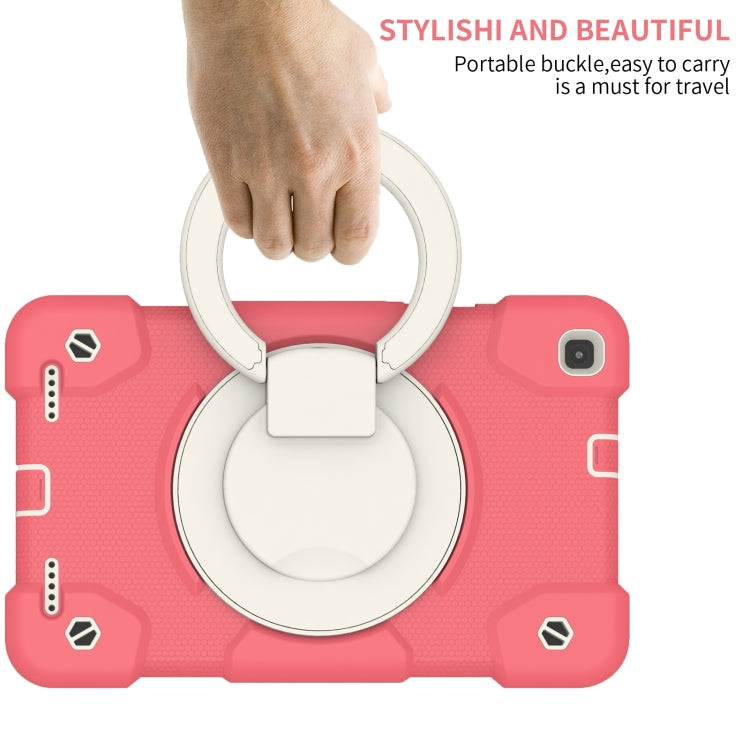 For Samsung Galaxy Tab A 8.0 2019 Silicone + PC Full Body Protection Tablet Case With Holder & Strap