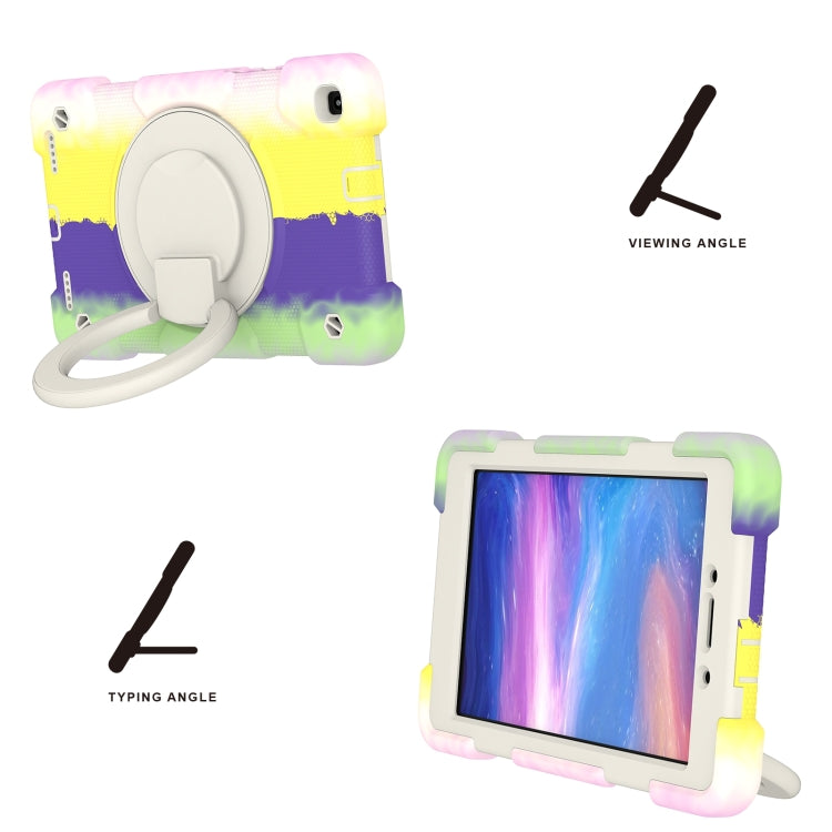 For Samsung Galaxy Tab A 8.0 2019 Silicone + PC Full Body Protection Tablet Case With Holder & Strap