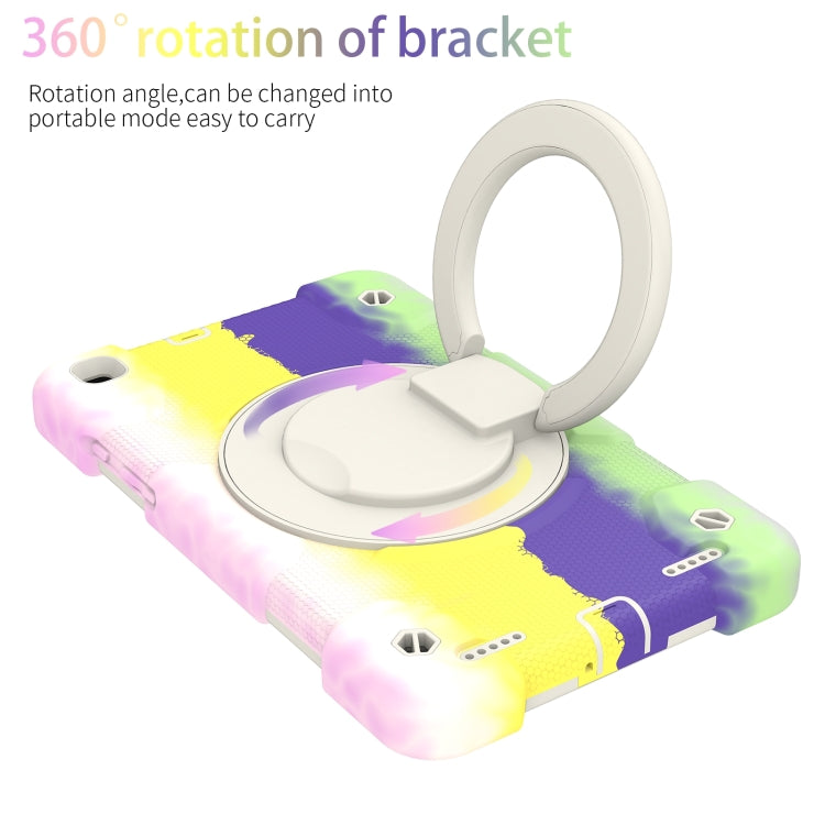 For Samsung Galaxy Tab A 8.0 2019 Silicone + PC Full Body Protection Tablet Case With Holder & Strap