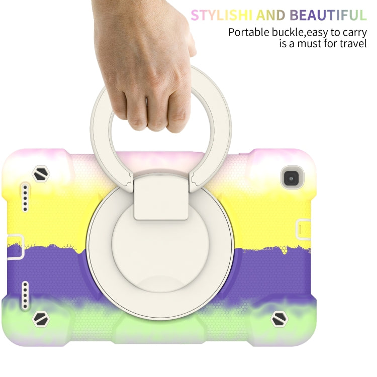 For Samsung Galaxy Tab A 8.0 2019 Silicone + PC Full Body Protection Tablet Case With Holder & Strap