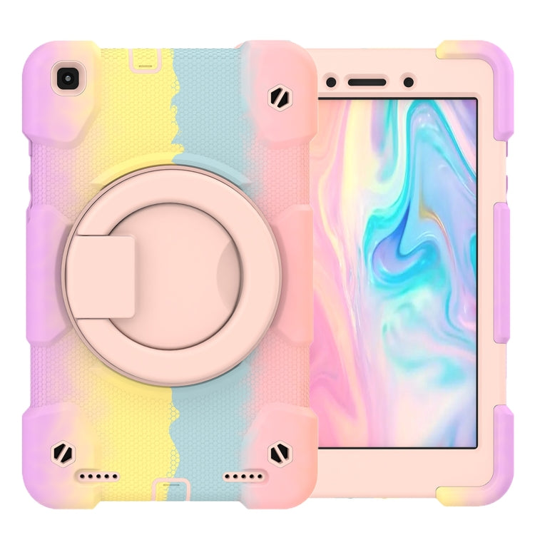 For Samsung Galaxy Tab A 8.0 2019 Silicone + PC Full Body Protection Tablet Case With Holder & Strap