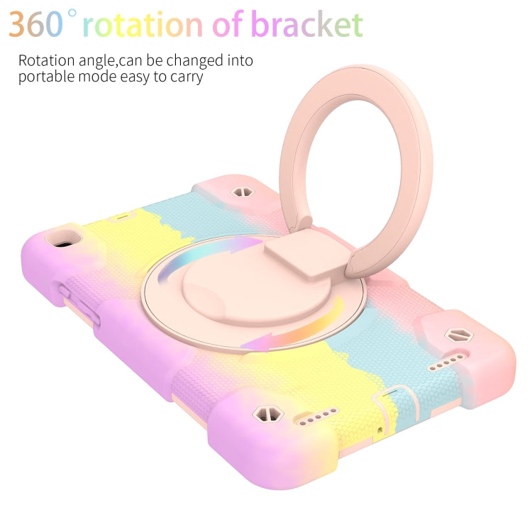 For Samsung Galaxy Tab A 8.0 2019 Silicone + PC Full Body Protection Tablet Case With Holder & Strap