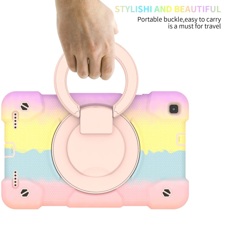 For Samsung Galaxy Tab A 8.0 2019 Silicone + PC Full Body Protection Tablet Case With Holder & Strap