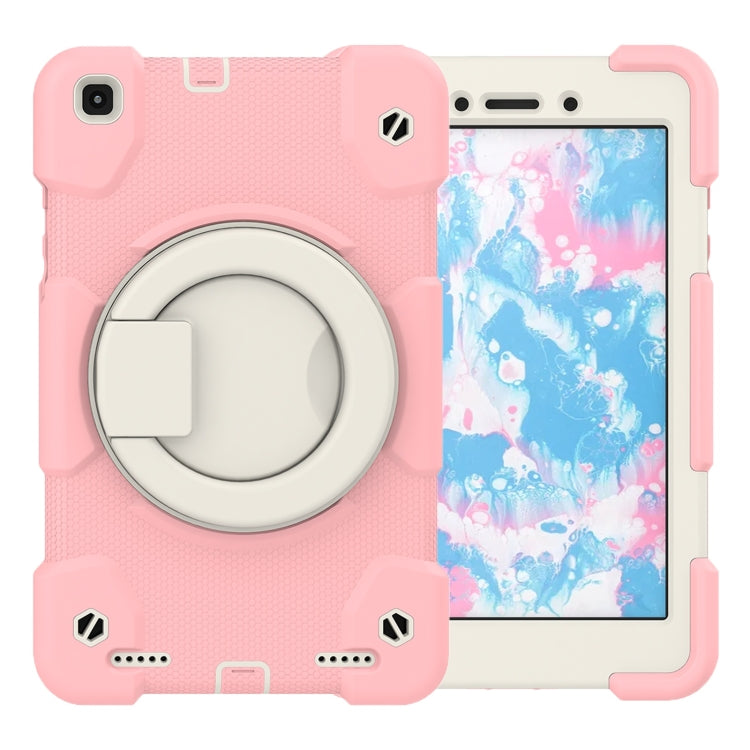 For Samsung Galaxy Tab A 8.0 2019 Silicone + PC Full Body Protection Tablet Case With Holder & Strap