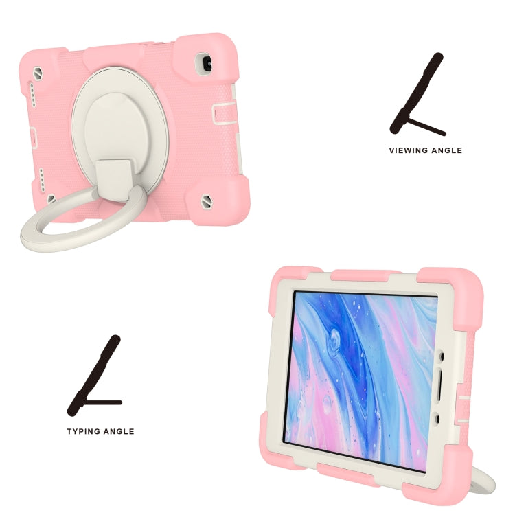 For Samsung Galaxy Tab A 8.0 2019 Silicone + PC Full Body Protection Tablet Case With Holder & Strap