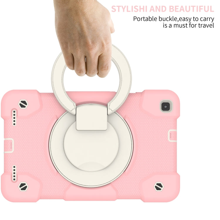 For Samsung Galaxy Tab A 8.0 2019 Silicone + PC Full Body Protection Tablet Case With Holder & Strap