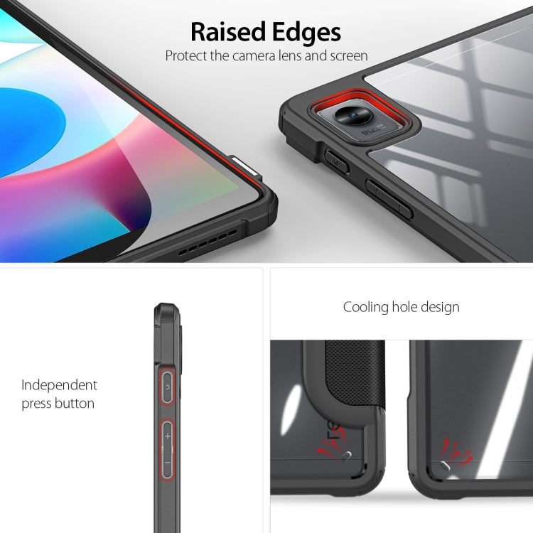 For OPPO Realme Pad Mini DUX DUCIS TOBY Series Horizontal Flip Smart Tablet Case(Black)