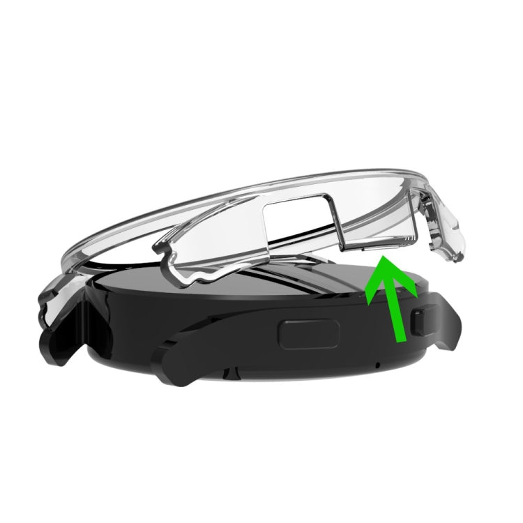 For Samsung Galaxy Watch4 40mm PC Frame Half-pack Watch Case with Scale