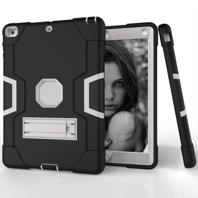 For iPad 4 / 3 / 2 Silicone + PC Protective Case with Stand