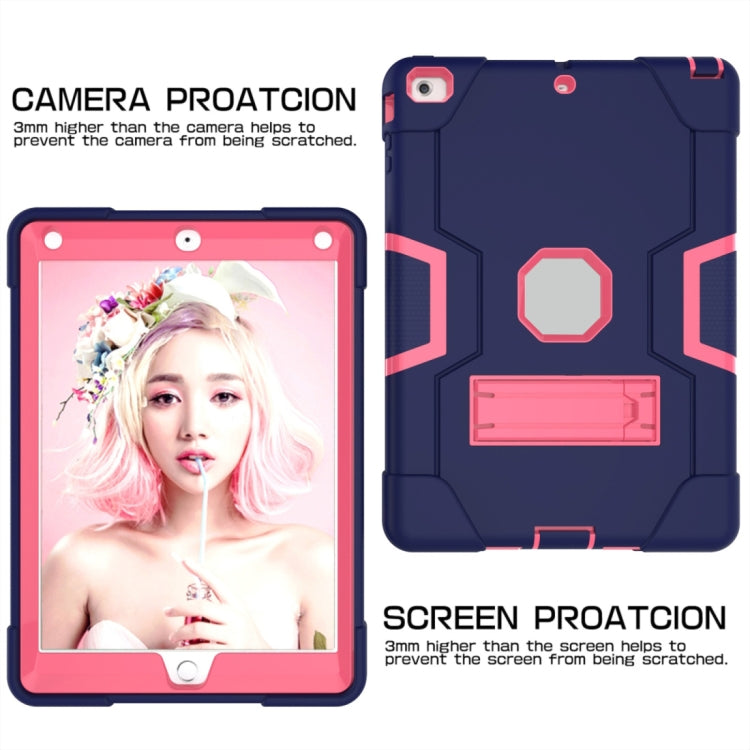 For iPad 4 / 3 / 2 Silicone + PC Protective Case with Stand