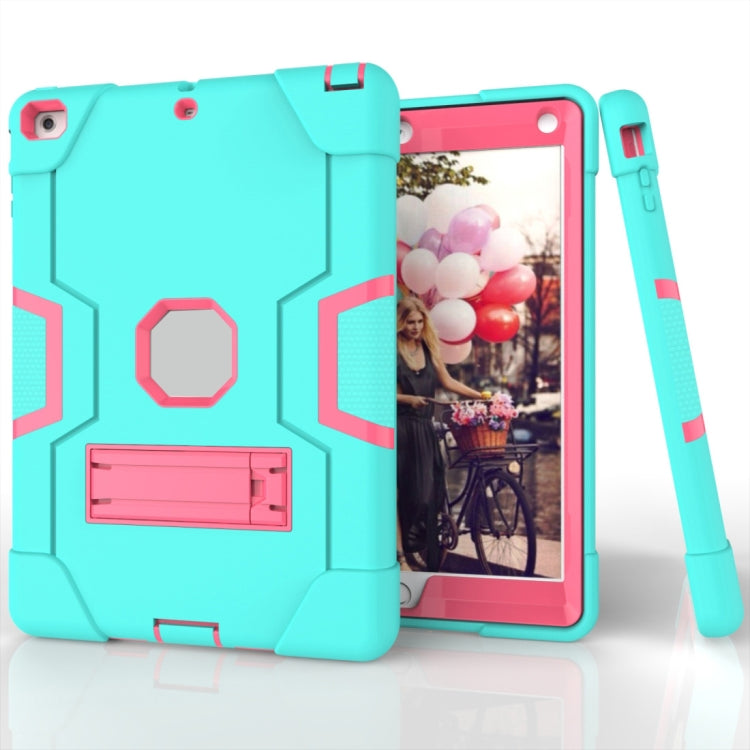 For iPad 4 / 3 / 2 Silicone + PC Protective Case with Stand