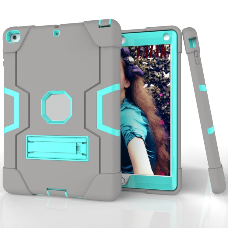 For iPad 4 / 3 / 2 Silicone + PC Protective Case with Stand
