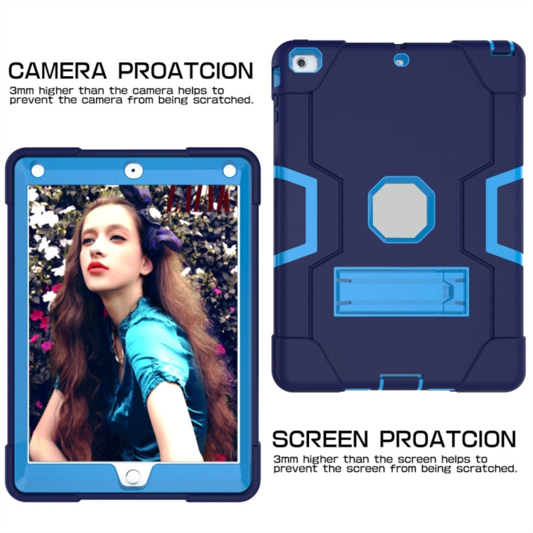 For iPad 4 / 3 / 2 Silicone + PC Protective Case with Stand