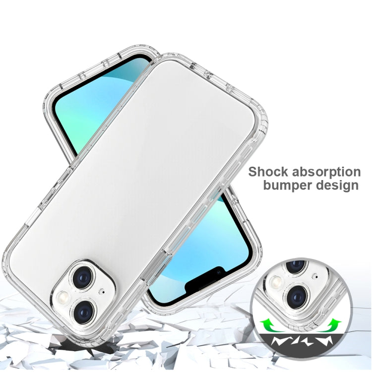 For iPhone 14 Plus Two-color Gradual Change PC+TPU Phone Case