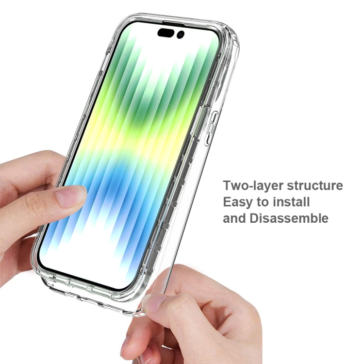 For iPhone 14 Pro Two-color Gradual Change PC+TPU Phone Case