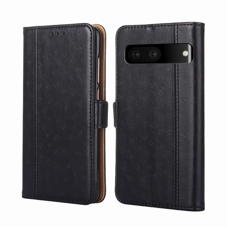 For Google Pixel 7 5G Ostrich Texture Flip Leather Phone Case