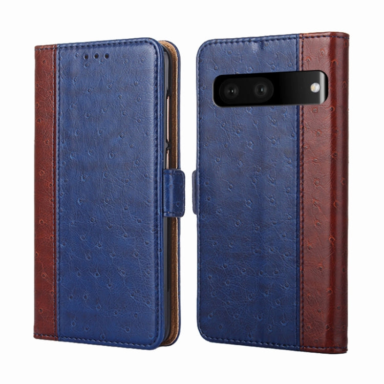 For Google Pixel 7 5G Ostrich Texture Flip Leather Phone Case