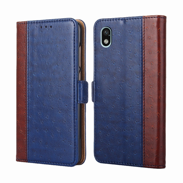 For Sony Xperia Ace III Ostrich Texture Flip Leather Phone Case