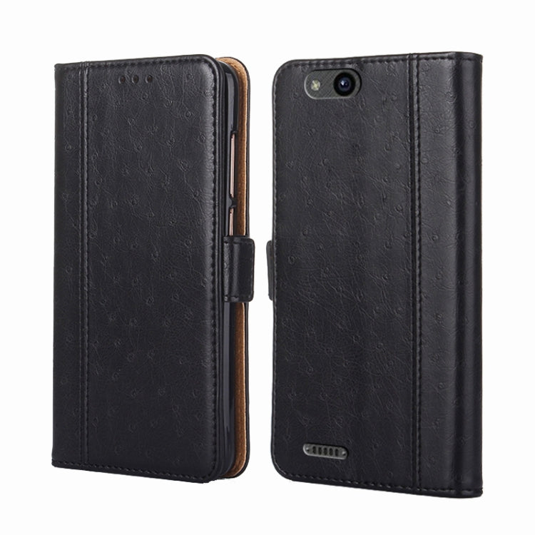 For ZTE Tempo X / Vantage Z839 / N9137 Ostrich Texture Flip Leather Phone Case