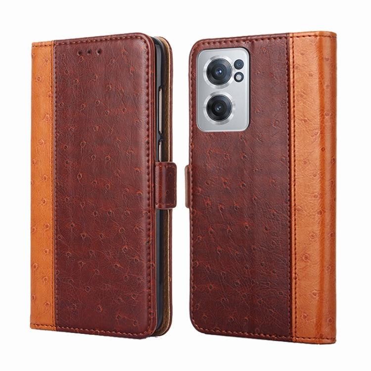 For OnePlus Nord CE 2 5G Ostrich Texture Flip Leather Phone Case