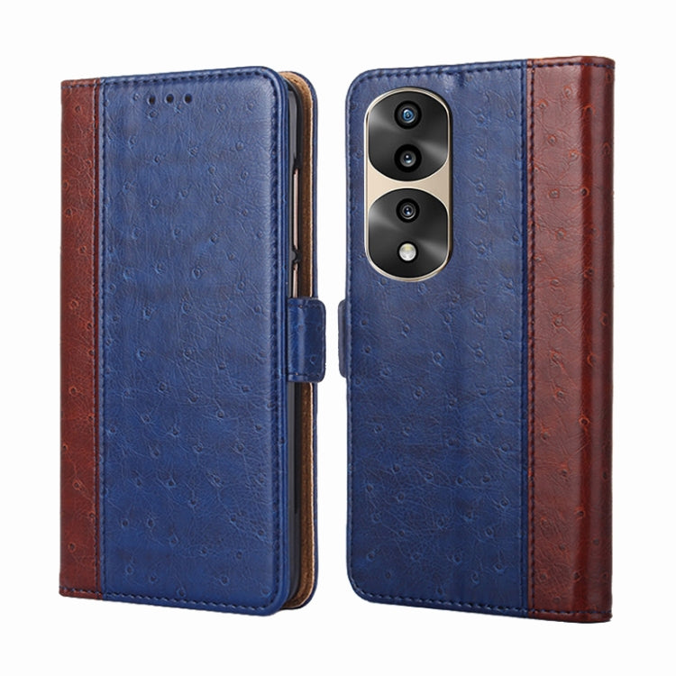 For Honor 70 Pro / 70 Pro+ Ostrich Texture Flip Leather Phone Case