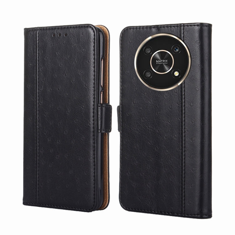 For Honor X30 Ostrich Texture Flip Leather Phone Case